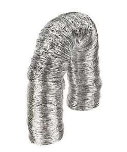 Aluminium Laminated Flexible Ducting Hose Silver 10m x 100mm