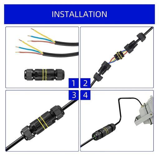 Waterproof 2 way 3 core junction box IP68 - Image 4