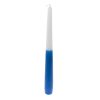 Taper Candle Blue and White