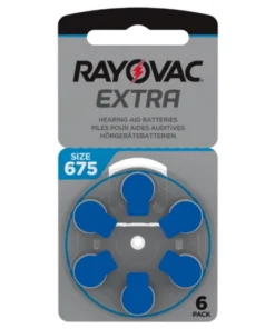 Rayovac Extra 675 hearing aid batteries - Blue